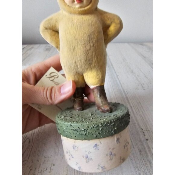 Bethany Lowe chick boy chicken costume spring Easter suit RARE decor box contain - Picture 7 of 10